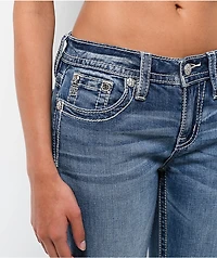 Miss Me Angellica Butterfly Medium Wash Bootcut Jeans