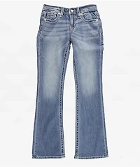 Miss Me Angellica Butterfly Medium Wash Bootcut Jeans