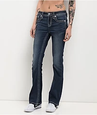 Miss Me Cross Medium Wash Bootcut Jeans