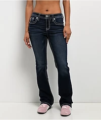 Miss Me Wing Medium Blue Wash Bootcut Jeans