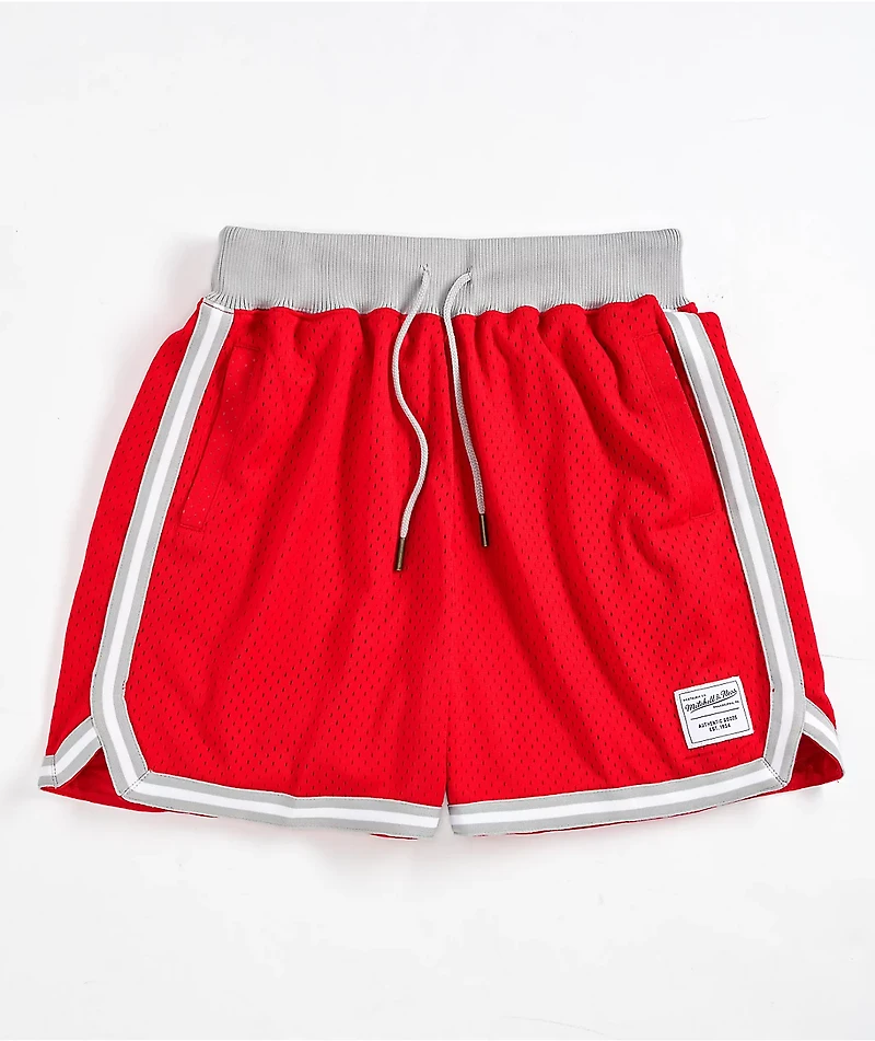 Mitchel & Ness Game Day 2 Red Mesh Shorts