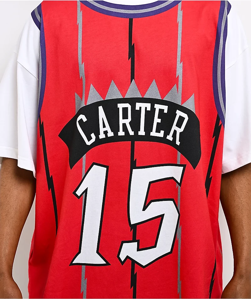 Mitchell & Ness Carter Toronto Raptors Best In Class Red & White T-Shirt