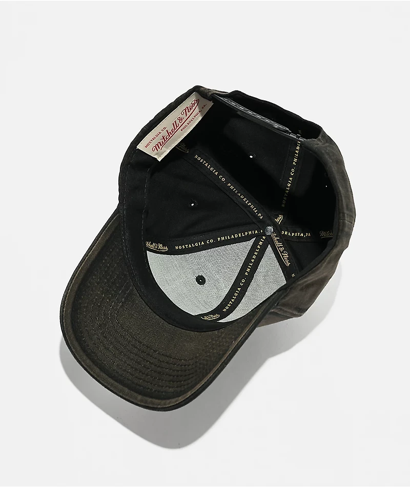 Mitchell & Ness Chicago Bulls Downtown Pro Black Wash Snapback Hat