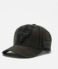 Mitchell & Ness Chicago Bulls Downtown Pro Black Wash Snapback Hat