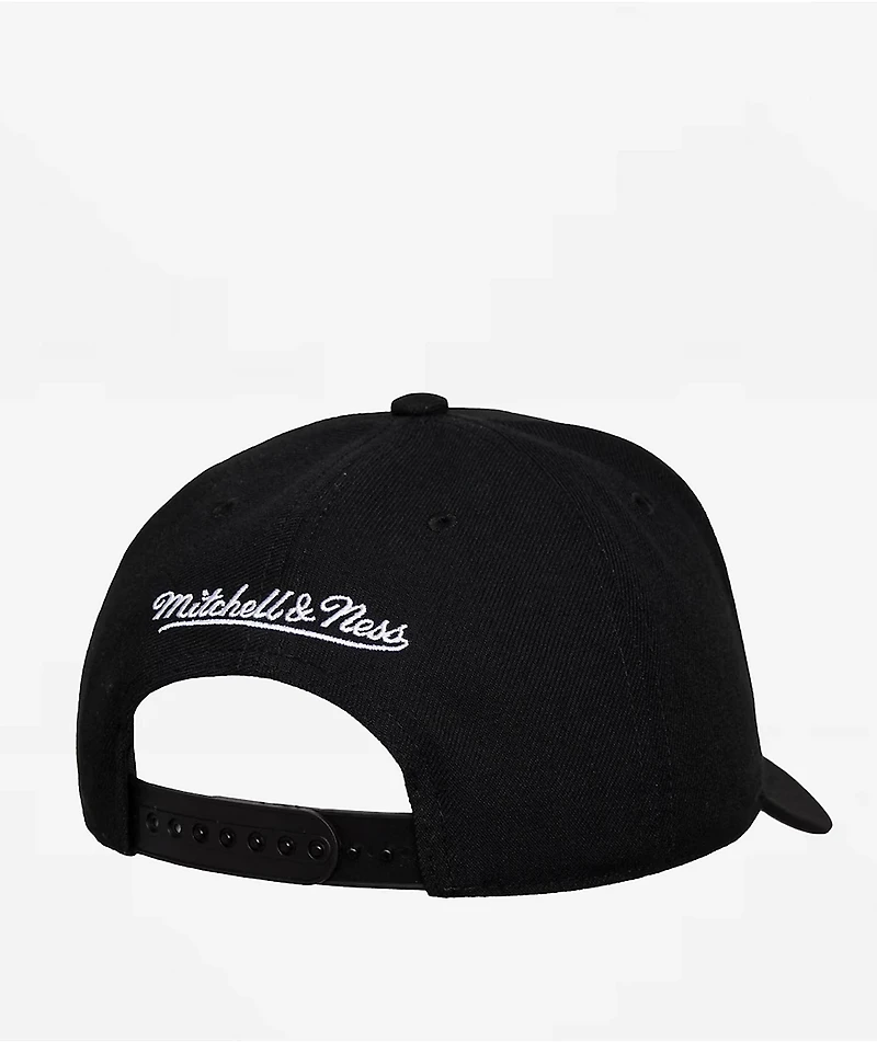 Mitchell & Ness Chicago Bulls Triple Check Black Snapback Hat