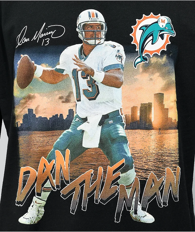 Mitchell & Ness Dan Marino Black T-Shirt