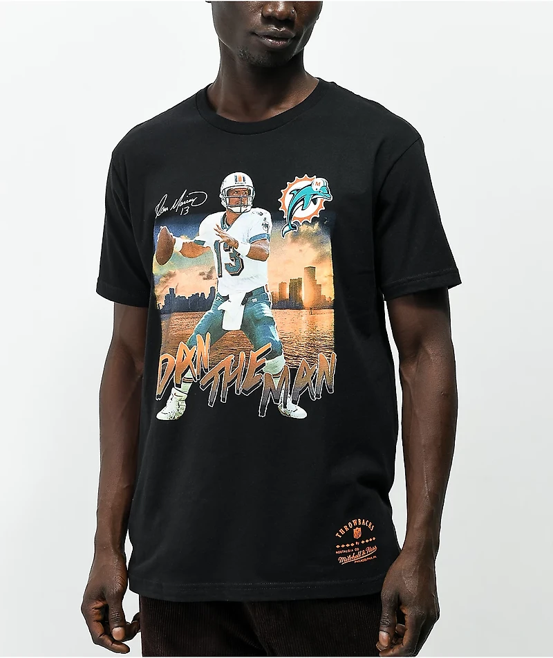 Mitchell & Ness Dan Marino Black T-Shirt