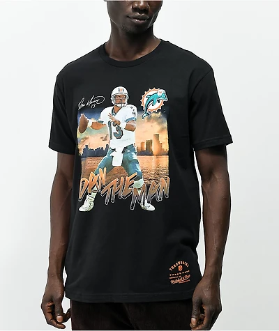 Mitchell & Ness Dan Marino Black T-Shirt