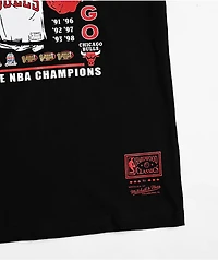 Mitchell & Ness Kids Chicago Bulls Black T-Shirt