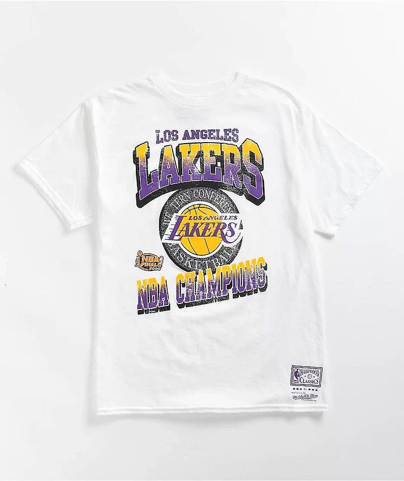 Mitchell & Ness Kids Lakers Champs White T-Shirt