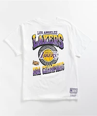 Mitchell & Ness Kids Lakers Champs White T-Shirt
