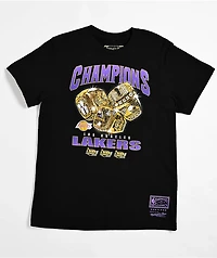 Mitchell & Ness Kids Lakers Rings Black T-Shirt