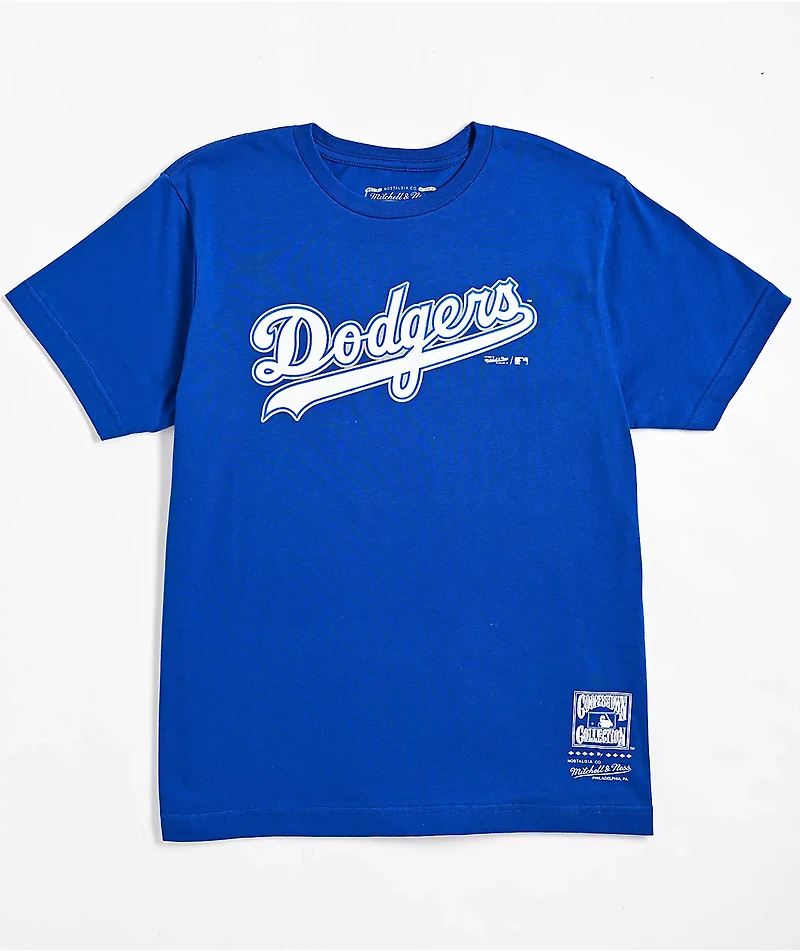 Mitchell & Ness Kids Los Angeles Dodgers Blue T-Shirt