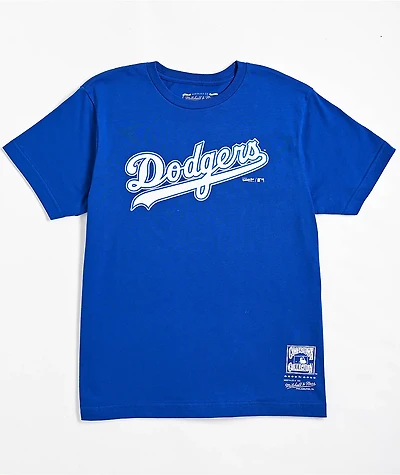 Mitchell & Ness Kids Los Angeles Dodgers Blue T-Shirt