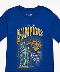 Mitchell & Ness Kids New York Champs Blue T-Shirt