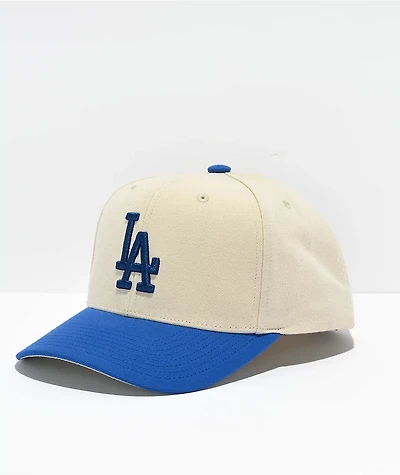 Mitchell & Ness LA Dodgers Game On Pro Cream Snapback