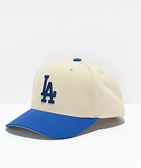 Mitchell & Ness LA Dodgers Game On Pro Cream Snapback