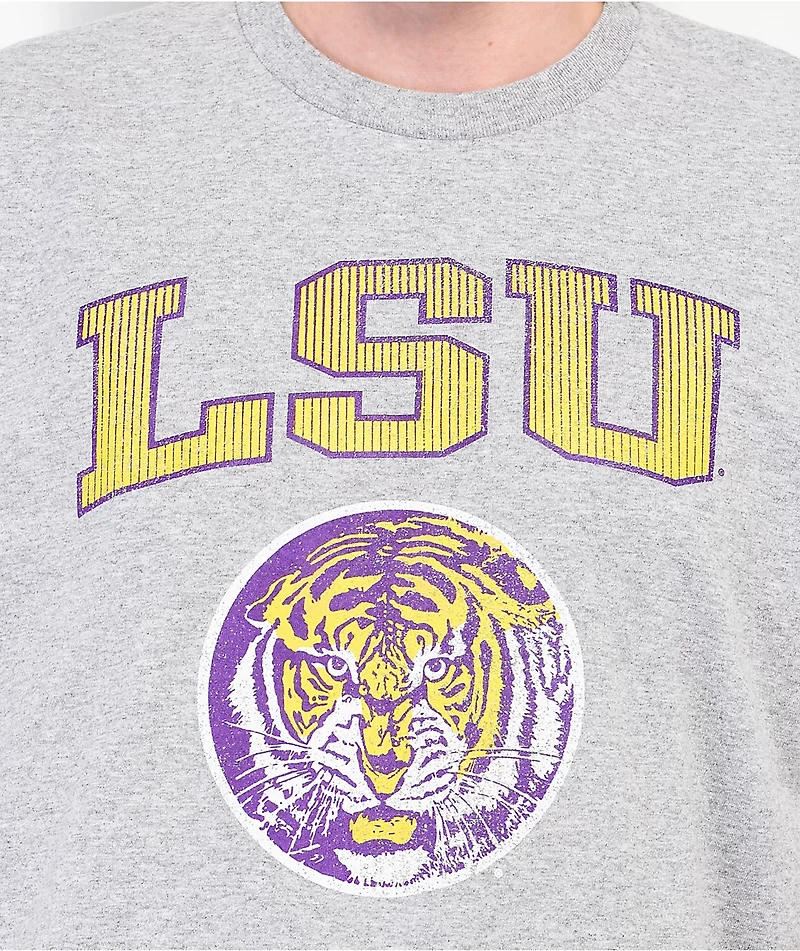 Mitchell & Ness LSU Vintage Grey T-Shirt
