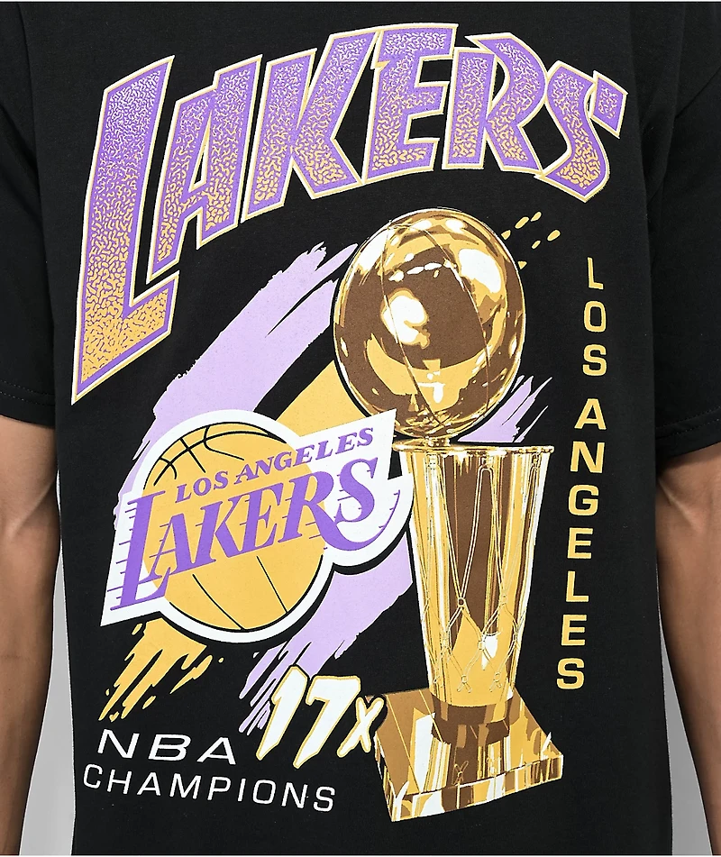 Mitchell & Ness Lakers x NBA Finals Black T-Shirt