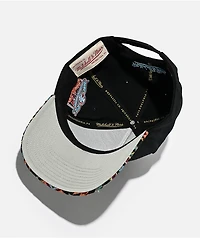 Mitchell & Ness Los Angeles Dodgers Tapped Black Snapback Hat