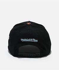 Mitchell & Ness Los Angeles Dodgers Tapped Black Snapback Hat