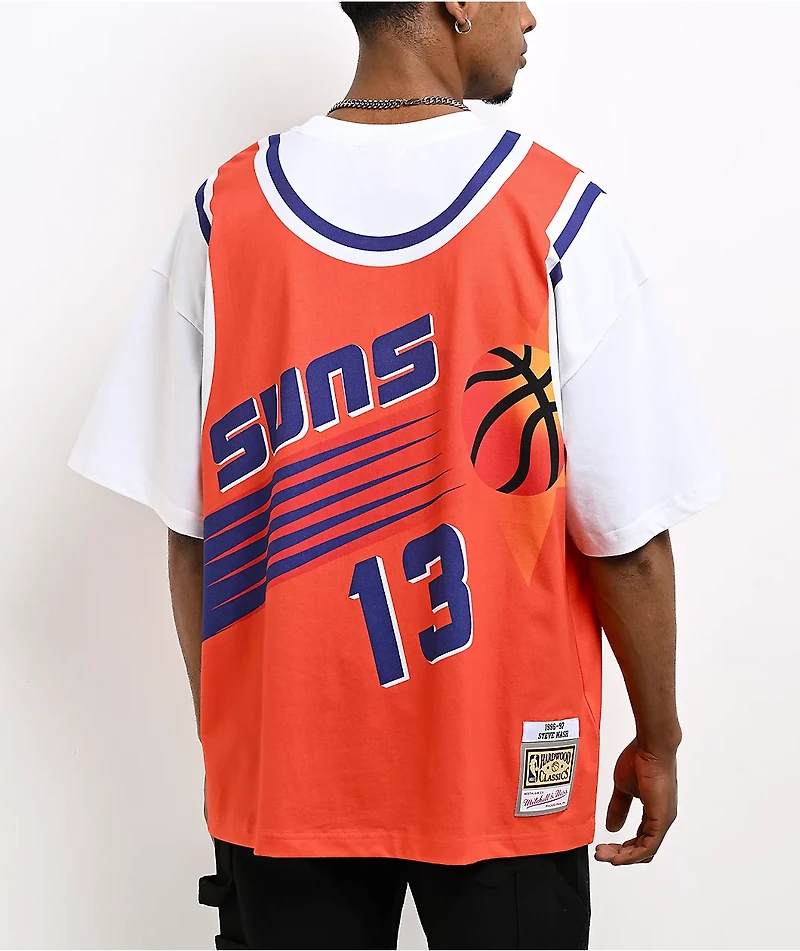Mitchell & Ness Nash Phoenix Suns Best In Class Red & White T-Shirt