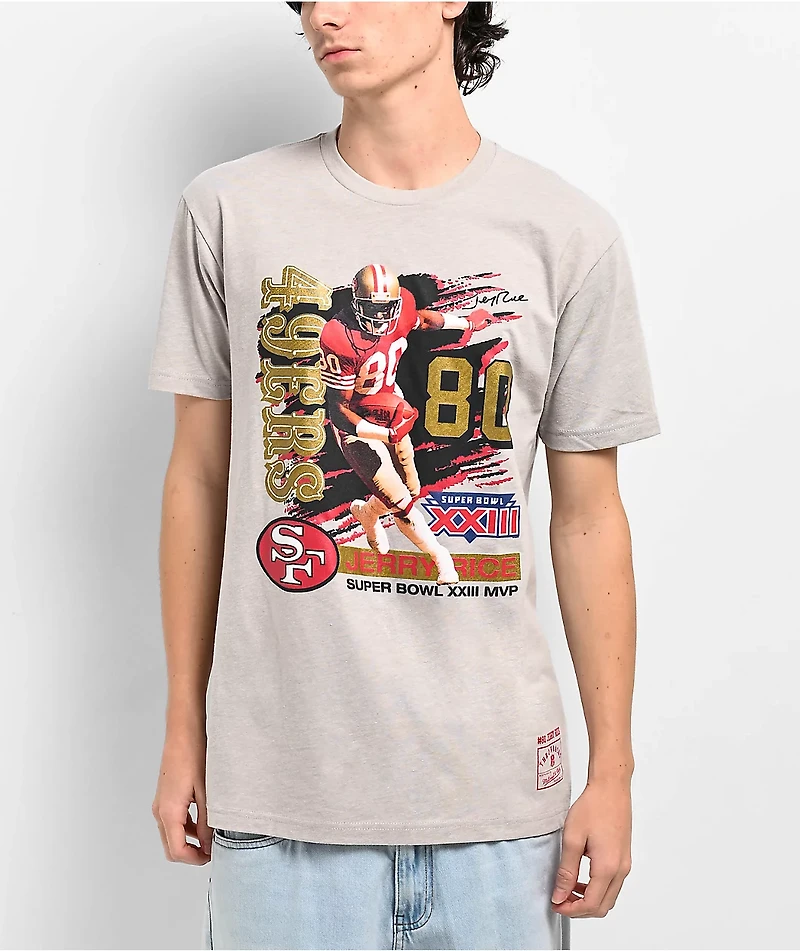 Mitchell & Ness San Francisco 49ers Jerry Rice White T-Shirt