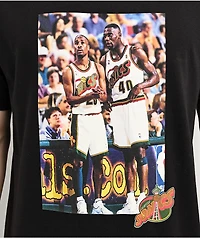 Mitchell & Ness Seattle Supersonics Photo Real Black T-Shirt