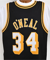 Mitchell & Ness Shaq Los Angeles Lakers Best In Class Black & White T-Shirt