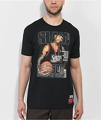 Mitchell & Ness Slam Magazine Iverson Cover Black T-Shirt