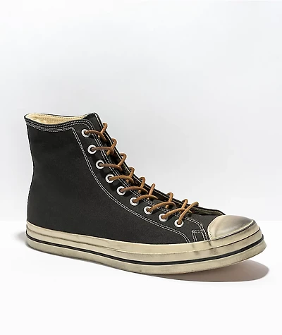 Mitchell & Ness x Hood Conference High Cut Black White Top Shoes