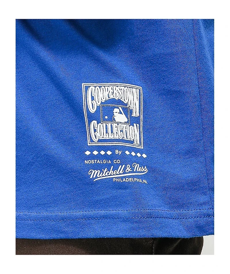Mitchell & Ness x MLB LA Dodgers Blue T-Shirt
