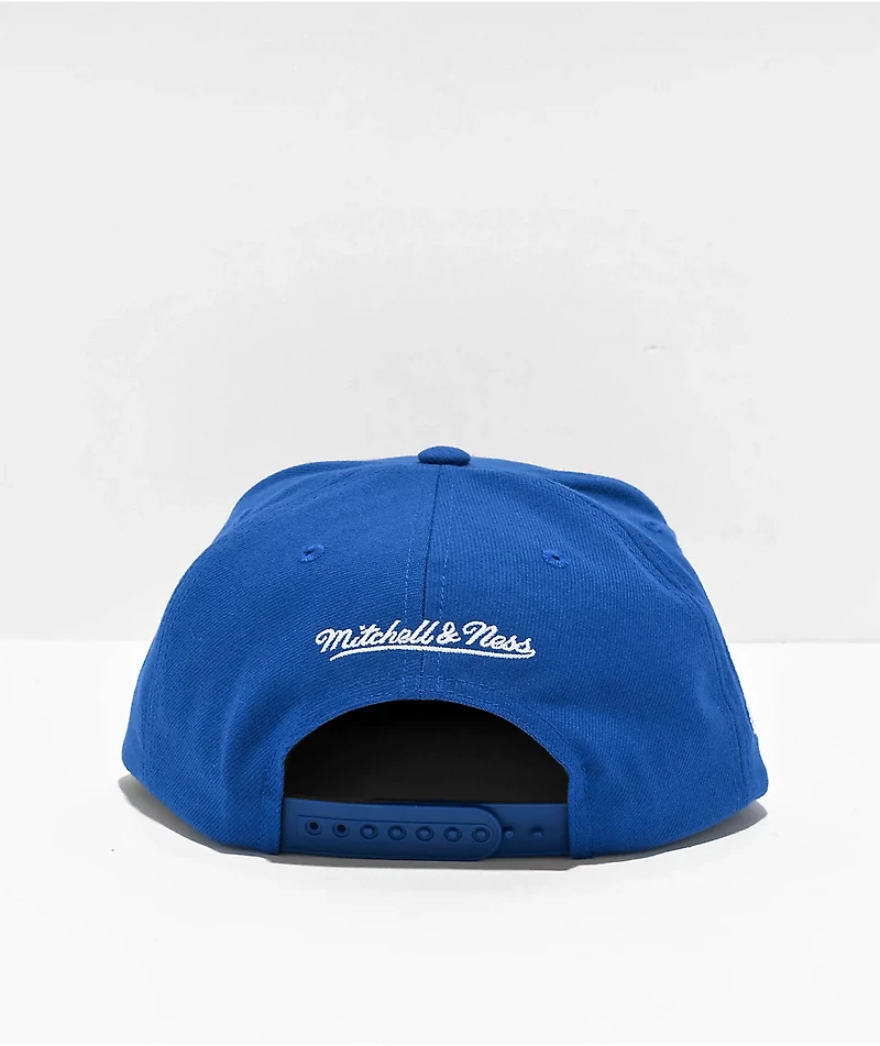 Mitchell & Ness x MLB Los Angeles Dodgers Blue Snapback Hat
