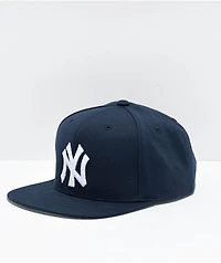 Mitchell & Ness x MLB New York Yankees Blue Snapback Hat