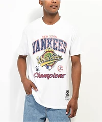 Mitchell & Ness x MLB New York Yankees World Series White T-Shirt