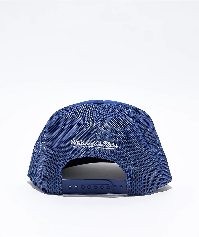 Mitchell & Ness x MLB Overload Los Angeles Dodgers Blue Trucker Hat