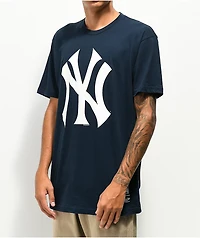 Mitchell & Ness x MLB Yankees Logo 2 Navy T-Shirt