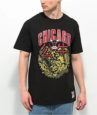 Mitchell & Ness x NBA Bulls Chinese New Year Black T-Shirt