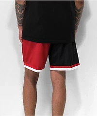 Mitchell & Ness x NBA Chicago Bulls Big Face 5.0 Black Red Shorts