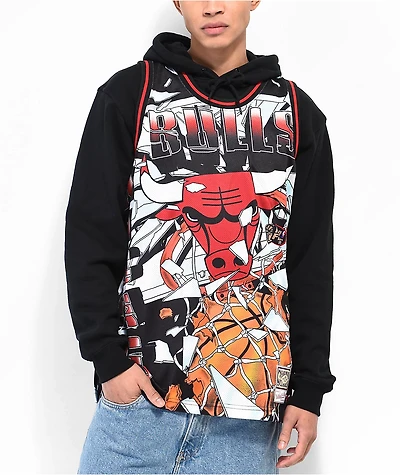 Mitchell & Ness x NBA Chicago Bulls Energy Black Basketball Jersey