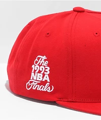 Mitchell & Ness x NBA Chicago Bulls Red Snapback Hat