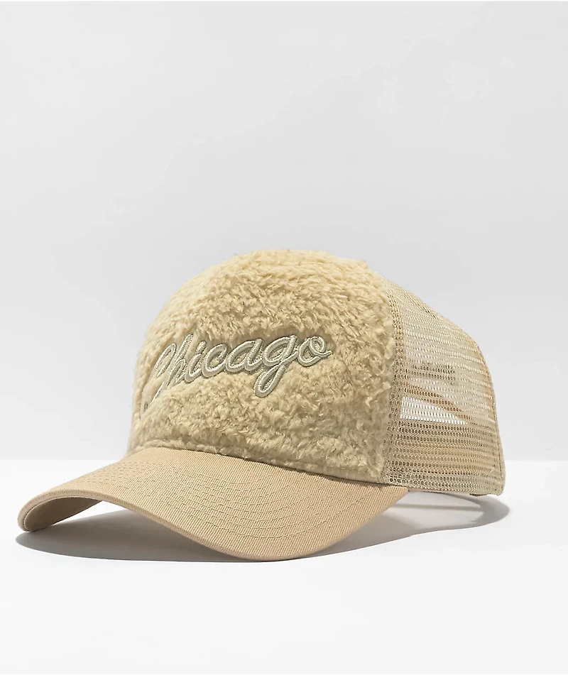 Mitchell & Ness x NBA Chicago Bulls Sherpa Trucker Hat