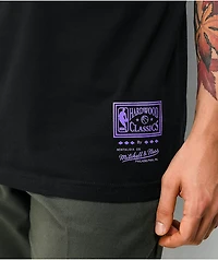 Mitchell & Ness x NBA LA Lakers State Flower Black T-Shirt