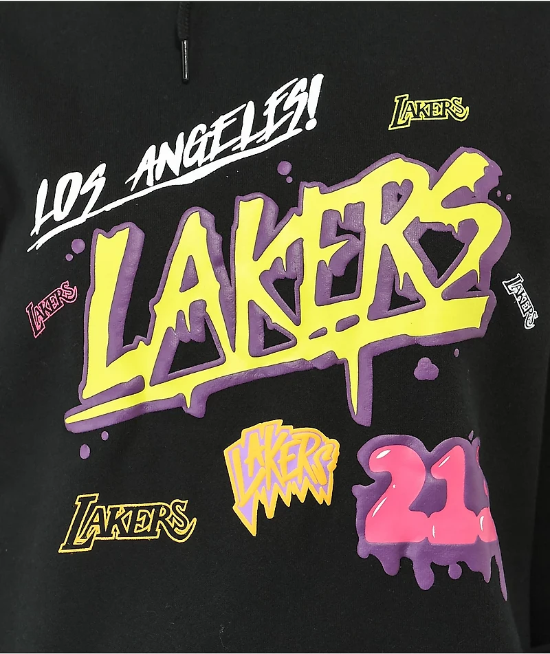 Mitchell & Ness x NBA Lakers Black Hoodie