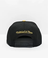 Mitchell & Ness x NBA Lakers Now Big Face Black Snapback Hat