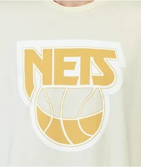 Mitchell & Ness x NBA Nets Sandman Cream T-shirt