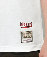 Mitchell & Ness x NBA Trail Blazers Doodle White T-Shirt