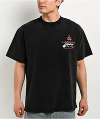 Mitsubishi Lancer Evolution Black Wash T-Shirt