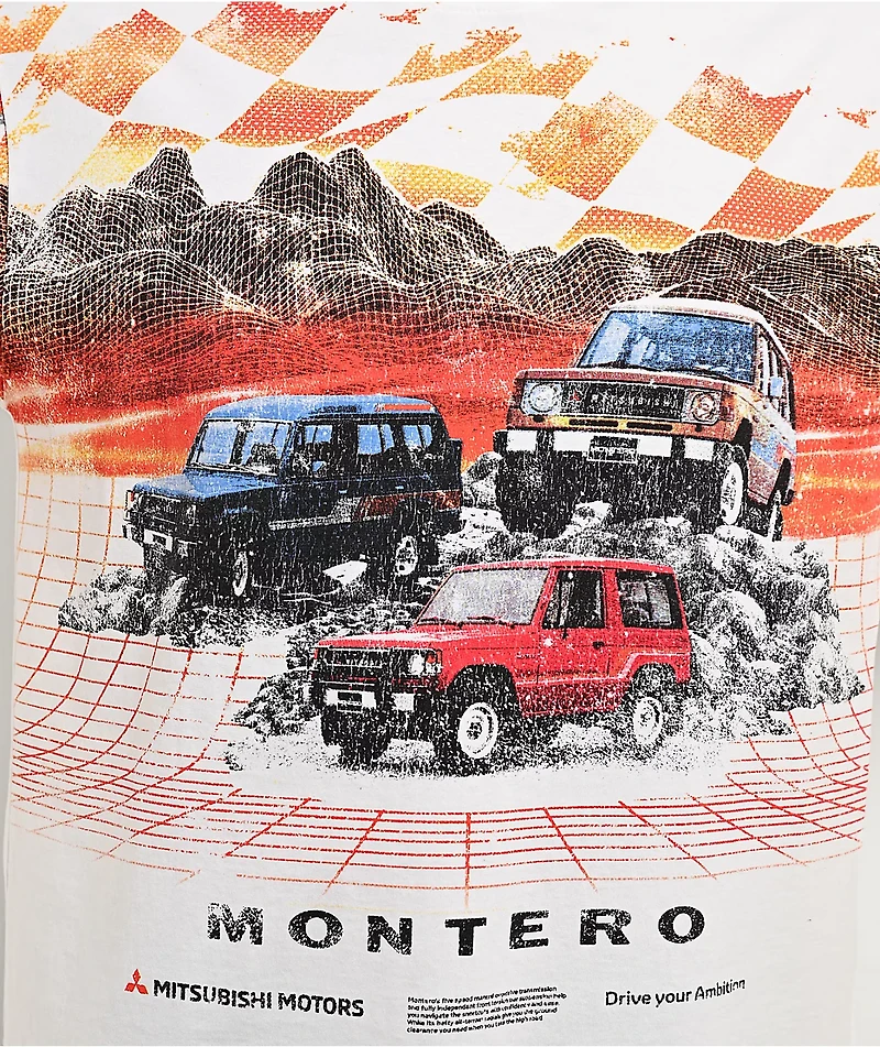 Mitsubishi Montero White T-Shirt