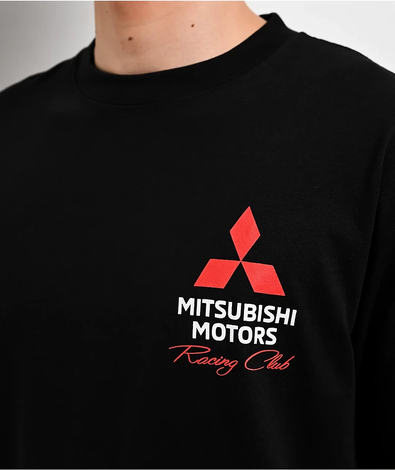 Mitsubishi Racing Club Logo Black T-Shirt